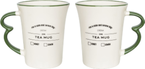 Caneca Easy Hot Drinks Tea Mug Cerâmica 330ml 12 Unidades Oxford Ref 075908