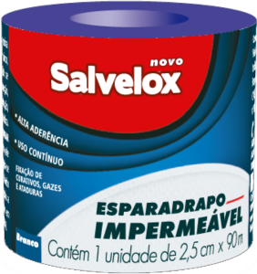 Esparadrapo Salvelox 2,5cm X 90mm Branco