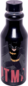 Garrafa Retrô Batman 500ml Preto Plasútil Ref 8975