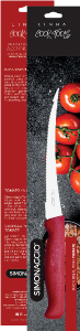 Faca P/ Tomate Cook Tools Aço Inoxidável Vermelho Simonaggio Ref 0021010315007
