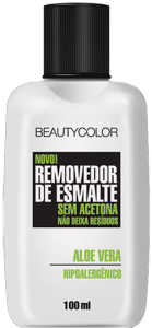 Removedor De Esmalte Beauty Color Aloe Vera  S/ Acetona Hipoalergênico 100ml