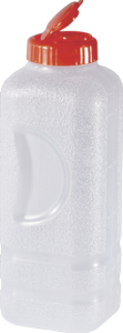 Garrafa Para Água 1,1l (C8,8x L7,5x A23,5cm) Translúcida Tritec Ref 1092