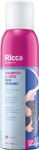 Shampoo A Seco Ricca Sem Perfume 150ml