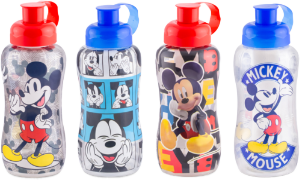 Garrafa Squeeze Mickey Mouse S/ Tubo Gelo 550ml Cores Sortidas Plasduran Ref 470866