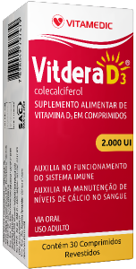 Vitdera D3 2000ui 30 Comprimidos Revestidos Vitamedic