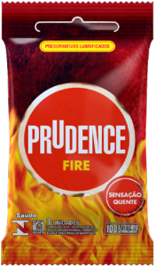 Preservativo Prudence Fire 3 Unidades