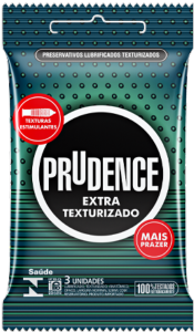 Preservativo Prudence Extra Texturizado 3 Unidades