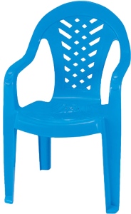 Poltrona Infantil Stylus C33,6x L34x A55,5cm Azul Rischioto Ref 2070