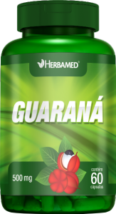 Guaraná 500mg 60 Cápsulas Herbamed