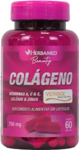Colágeno Verisol 750mg 60 Cápsulas Herbamed Beauty