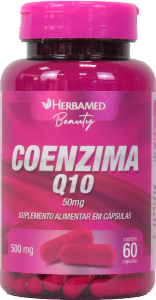 Coenzima Q10 500mg 60 Cápsulas Herbamed Beauty