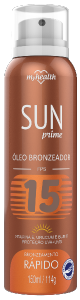 Óleo Bronzeador Spray Myhealth Sun Prime Fps 15 150ml