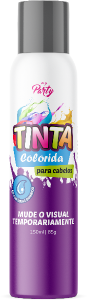 Tinta Spray Temporária My Party P/ Cabelo Prata 150ml