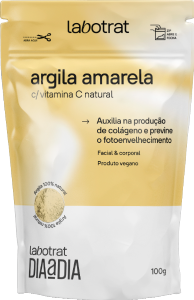 Argila Amarela Facial E Corporal Labotrat Vitamina C Natural Auxilia Produção De Colágeno 100g