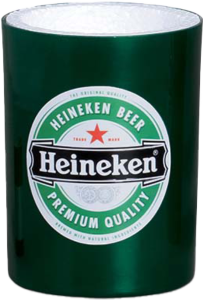Porta Lata Heineken Alumínio 300ml Verde Redar Ref 550