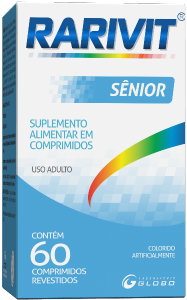 Rarivit Sênior 60 Comprimidos Revestidos Adulto Globo