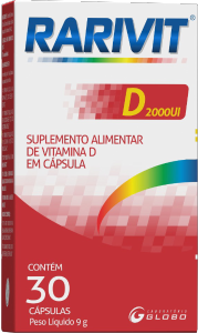 Rarivit D 2000 Ui 30 Cápsulas Globo
