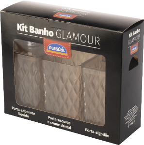 Kit Banho Glamour B4 Plasutil Ref 14667